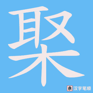 棸笔顺动图