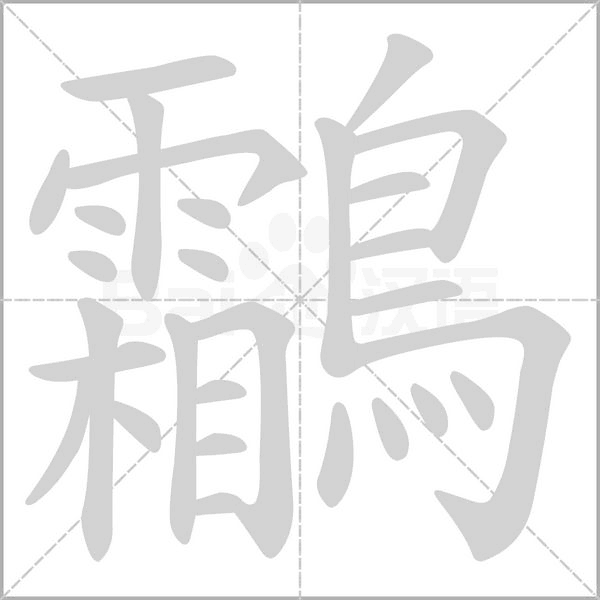 鸘笔顺动图