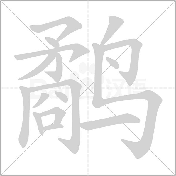 鹬笔顺动图