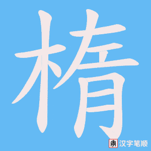 楕笔顺动图