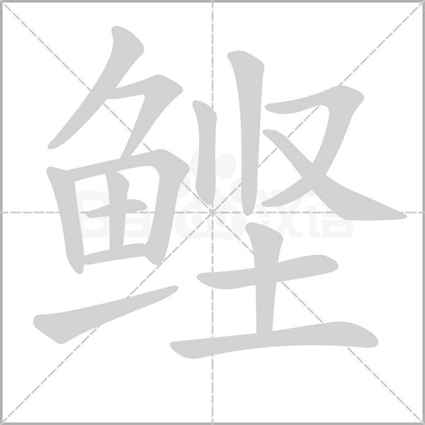 鲣笔顺动图