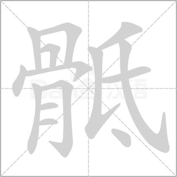 骶笔顺动图