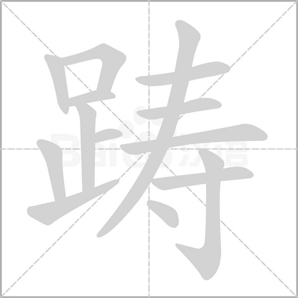 踌笔顺动图