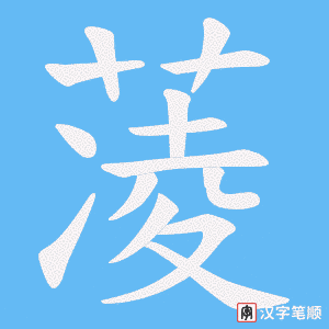 蓤笔顺动图