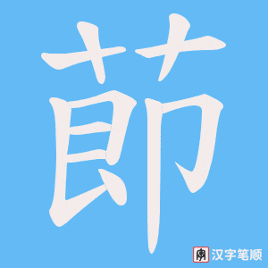 莭笔顺动图