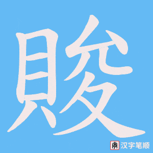 賐笔顺动图