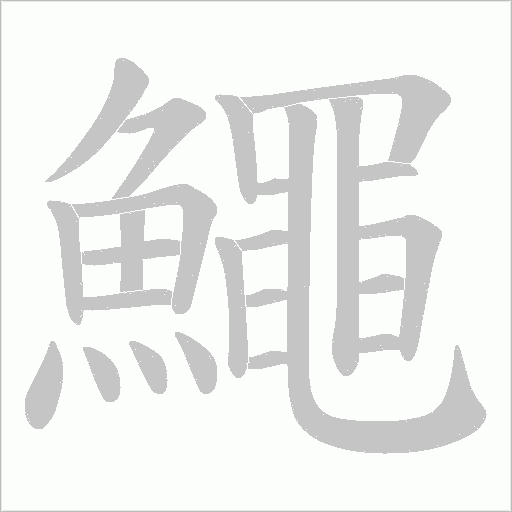 鱦笔顺动图