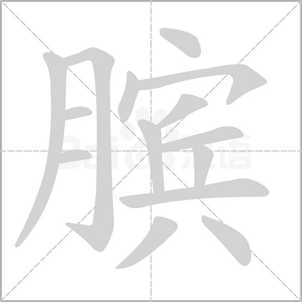 膑笔顺动图