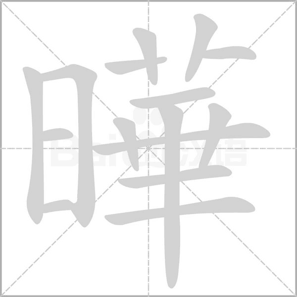 曄笔顺动图