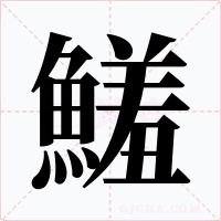 鱃笔顺动图