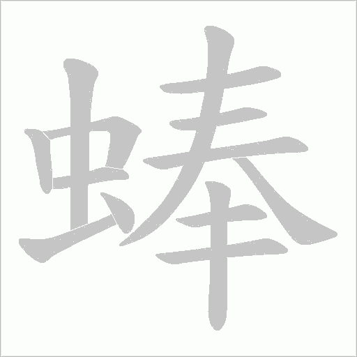 蜯笔顺动图