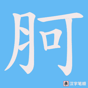 胢笔顺动图