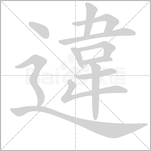 違笔顺动图