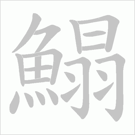 鰨笔顺动图