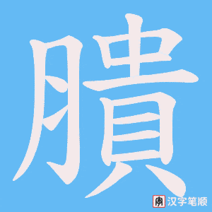 膭笔顺动图
