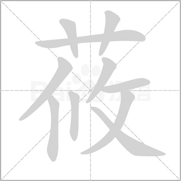 莜笔顺动图