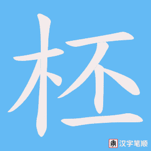 柸笔顺动图