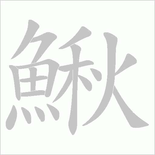 鰍笔顺动图