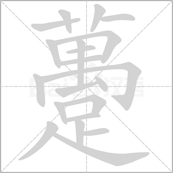 躉笔顺动图