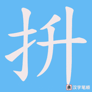 抍笔顺动图