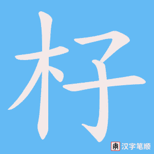 杍笔顺动图