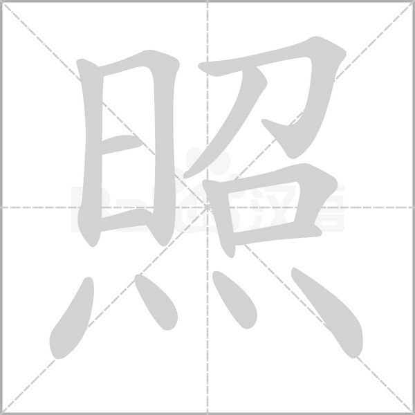 照笔顺动图