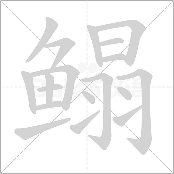 鳎笔顺动图