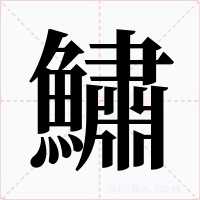 鱐笔顺动图