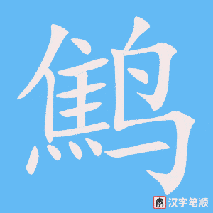 鹪笔顺动图