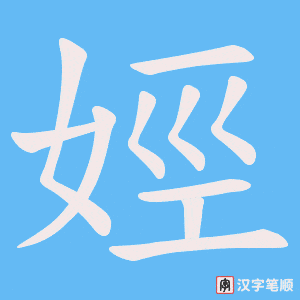 娙笔顺动图