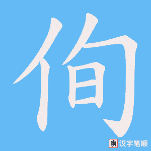 侚笔顺动图