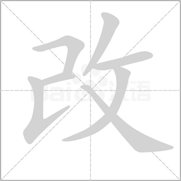 改字动图