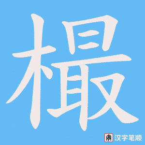 樶笔顺动图