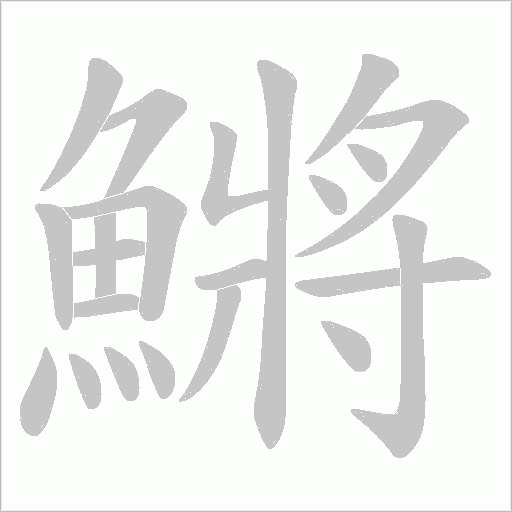 鱂笔顺动图