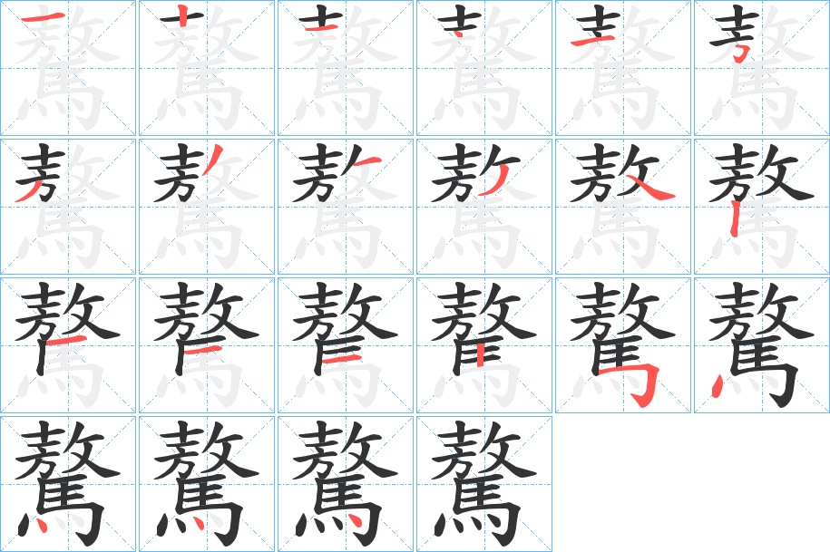 驁的笔顺