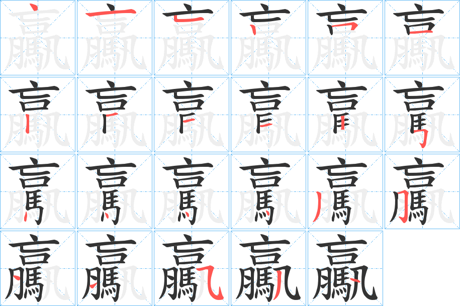 驘的笔顺