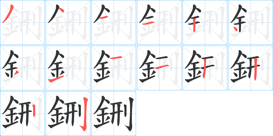 鉶的笔顺