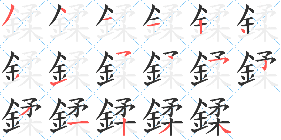 鍒的笔顺