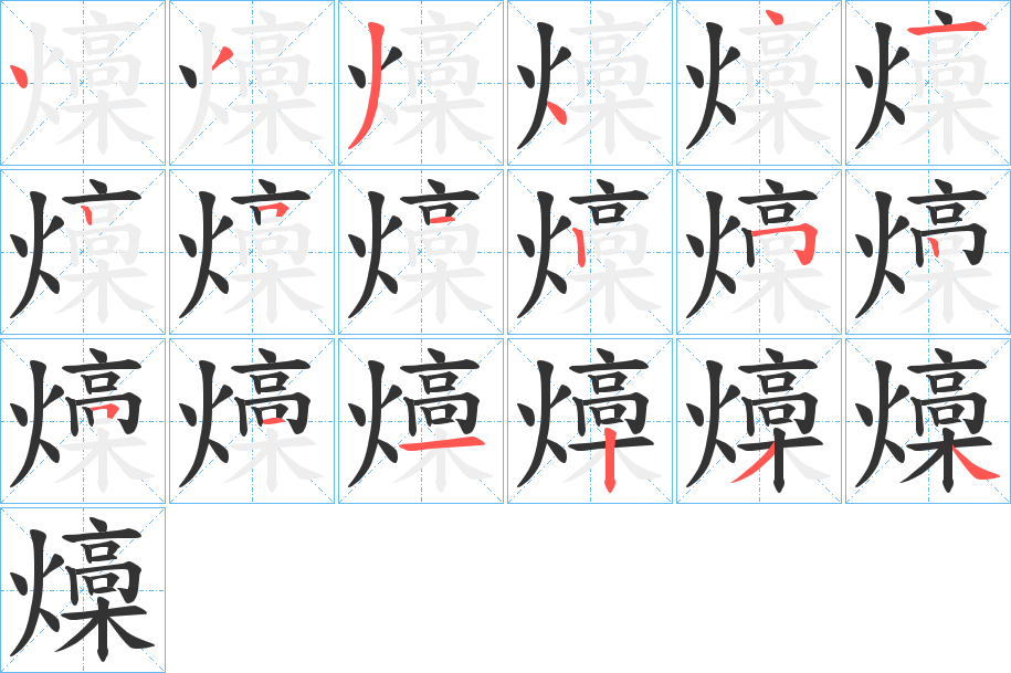 燺的笔顺