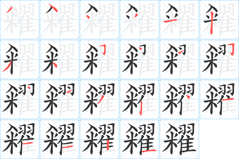 糴的笔顺