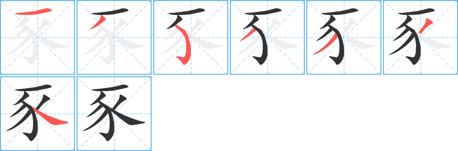 豕的笔顺